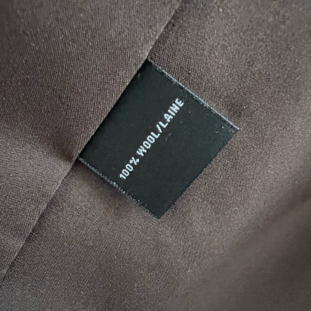 NWOT Lafayette 148 New York Wool Brown Animal Print Women's Blazer Size 16 - Picture 8 of 8